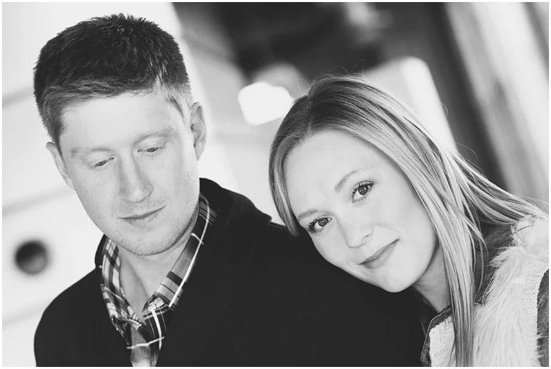 engagement photos at plains art museum fargo