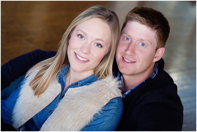 engagement photos at the plains art museum in fargo