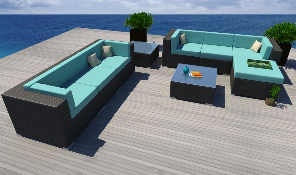 Humboldt 9pc Grey Wicker Aruba Blue Cushion.jpg