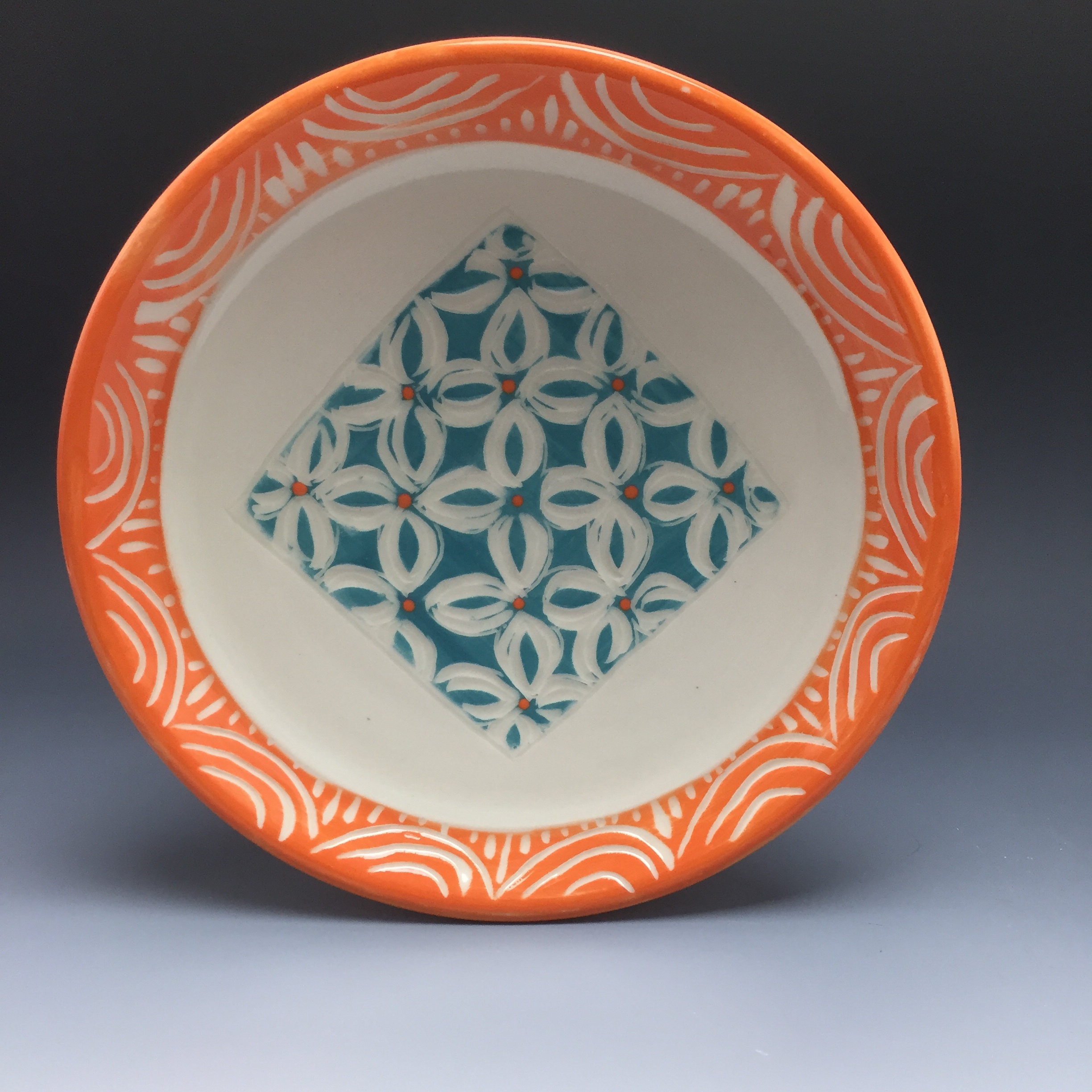 Orange plate