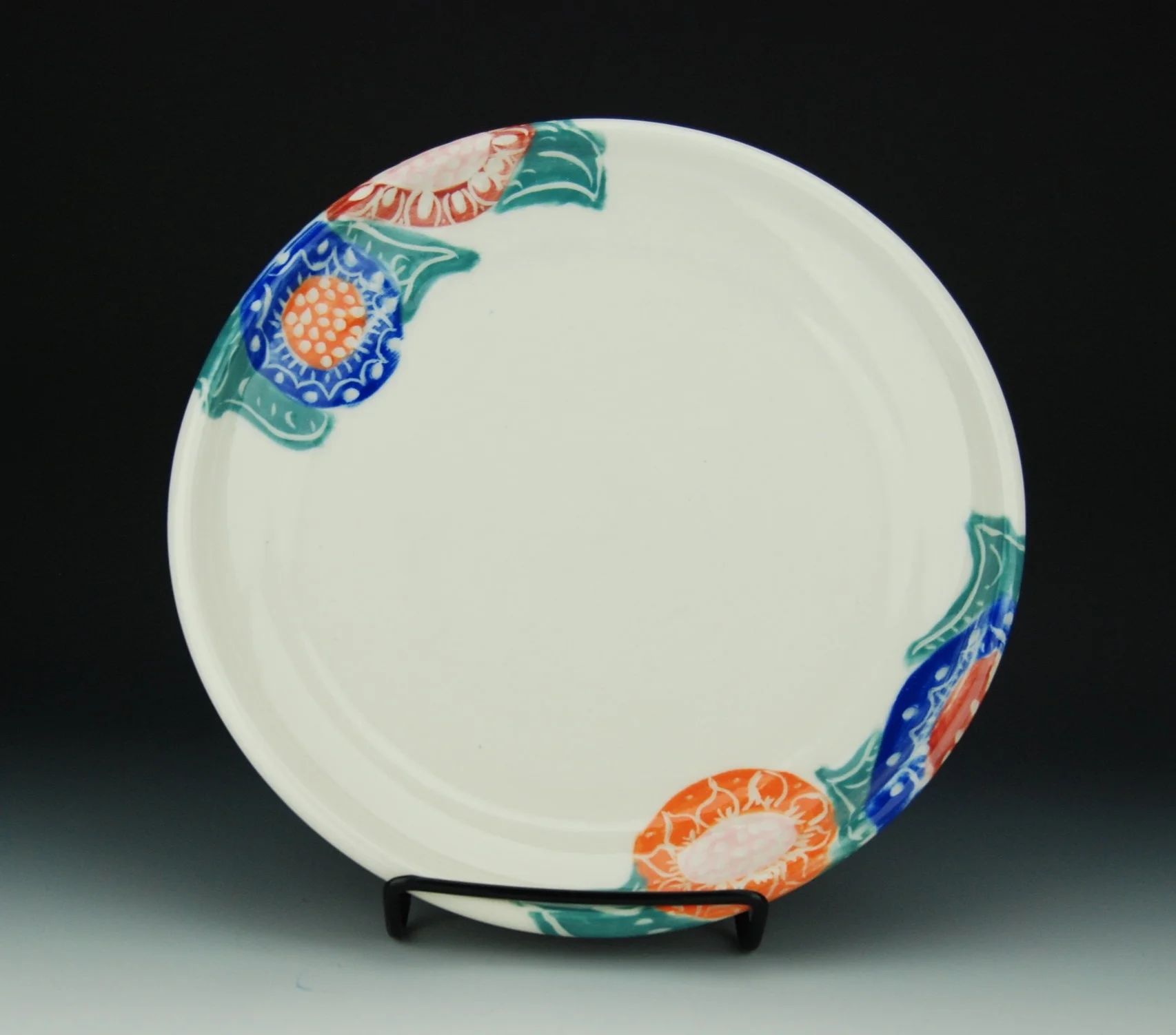 Floral plate