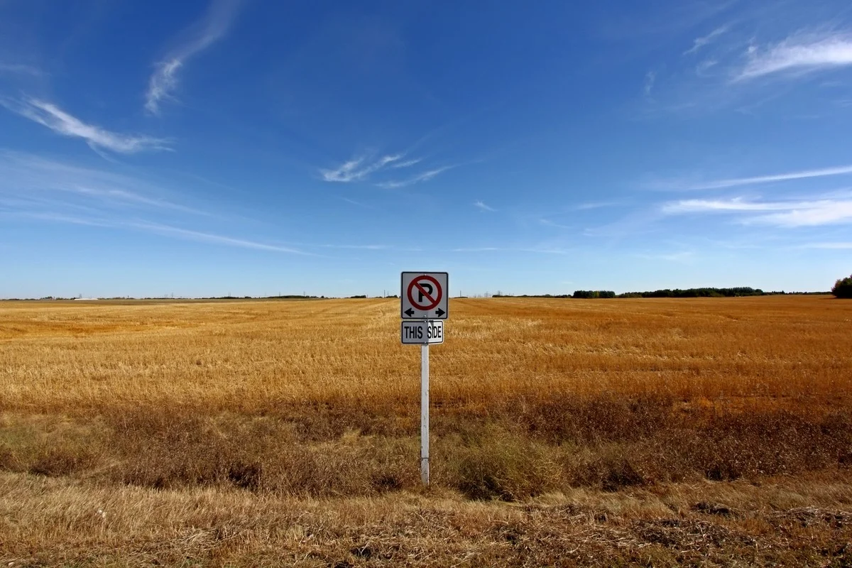 No parking in the Prairies