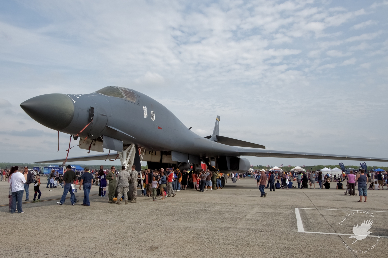 USAF B-1B Lancer at Westover ARB in Massachusetts