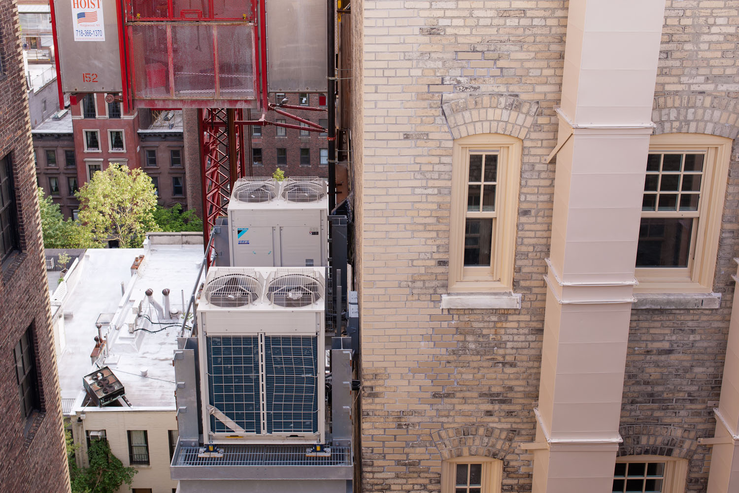 Rooftop condensers
