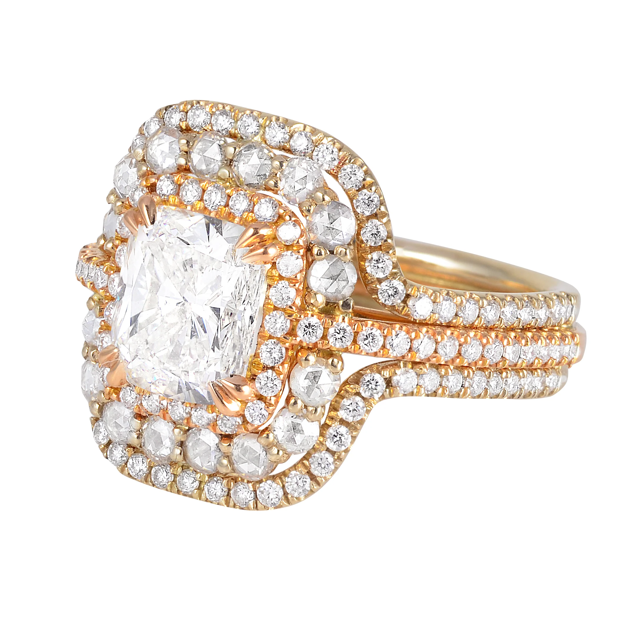 Custom Gold Diamond Ring