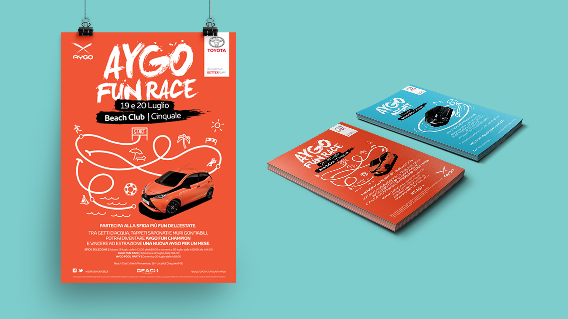 AYGO Fun Summer is a group of events organised in several locations around Italy during summer 2014.