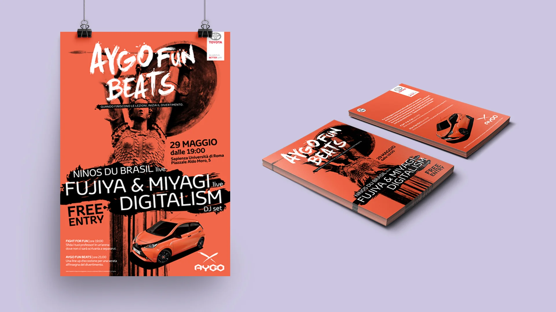 AYGO Fun Beats is an event organised at Sapienza University in Rome on 29th of May 2014.