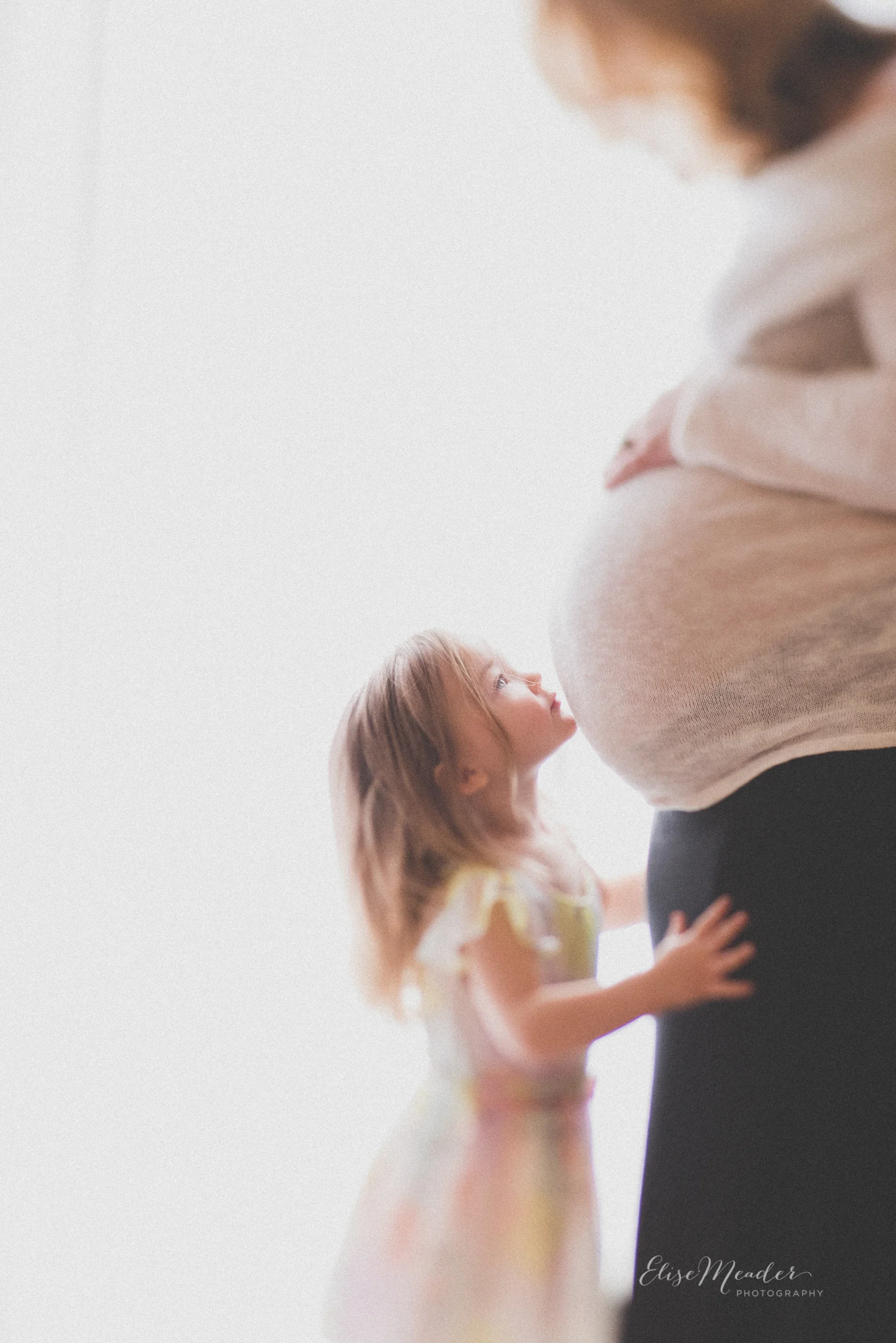 Massachusetts Maternity Photographer | Indoor Maternity Session