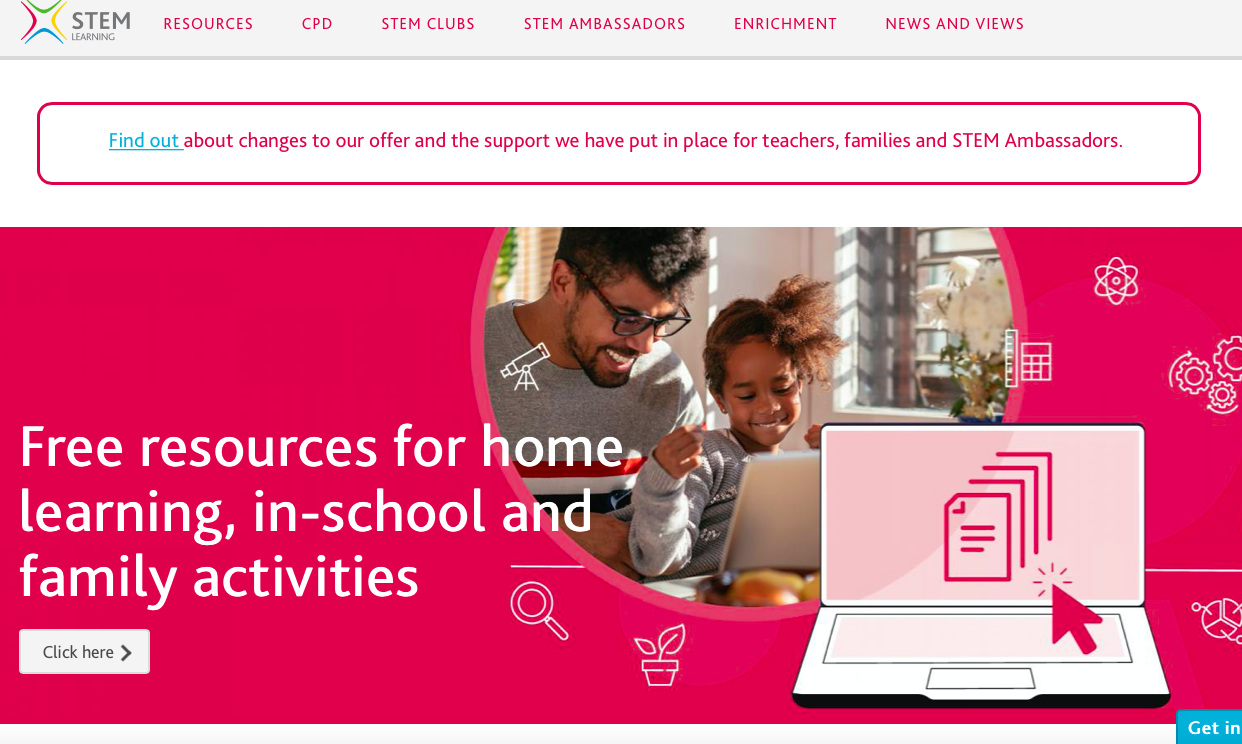 Free STEM Resources for Home