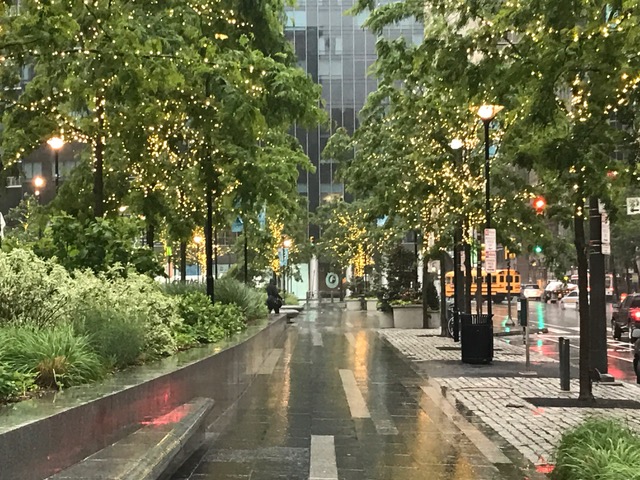 It was a bit soggy during my trip to Philly, but that didn't stop me from getting in my miles.