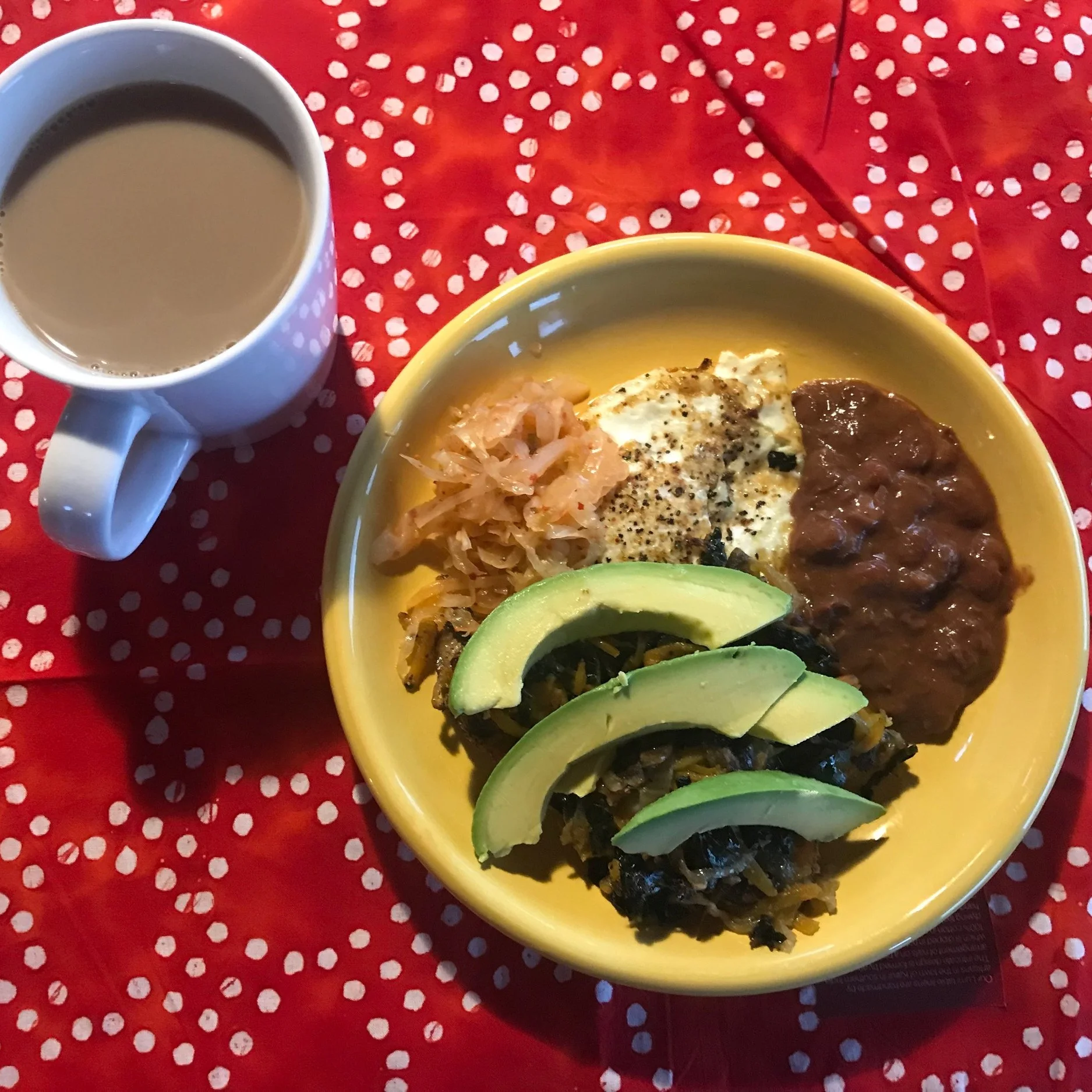 Linnea’s breakfast, starring Firefly Kimchi!