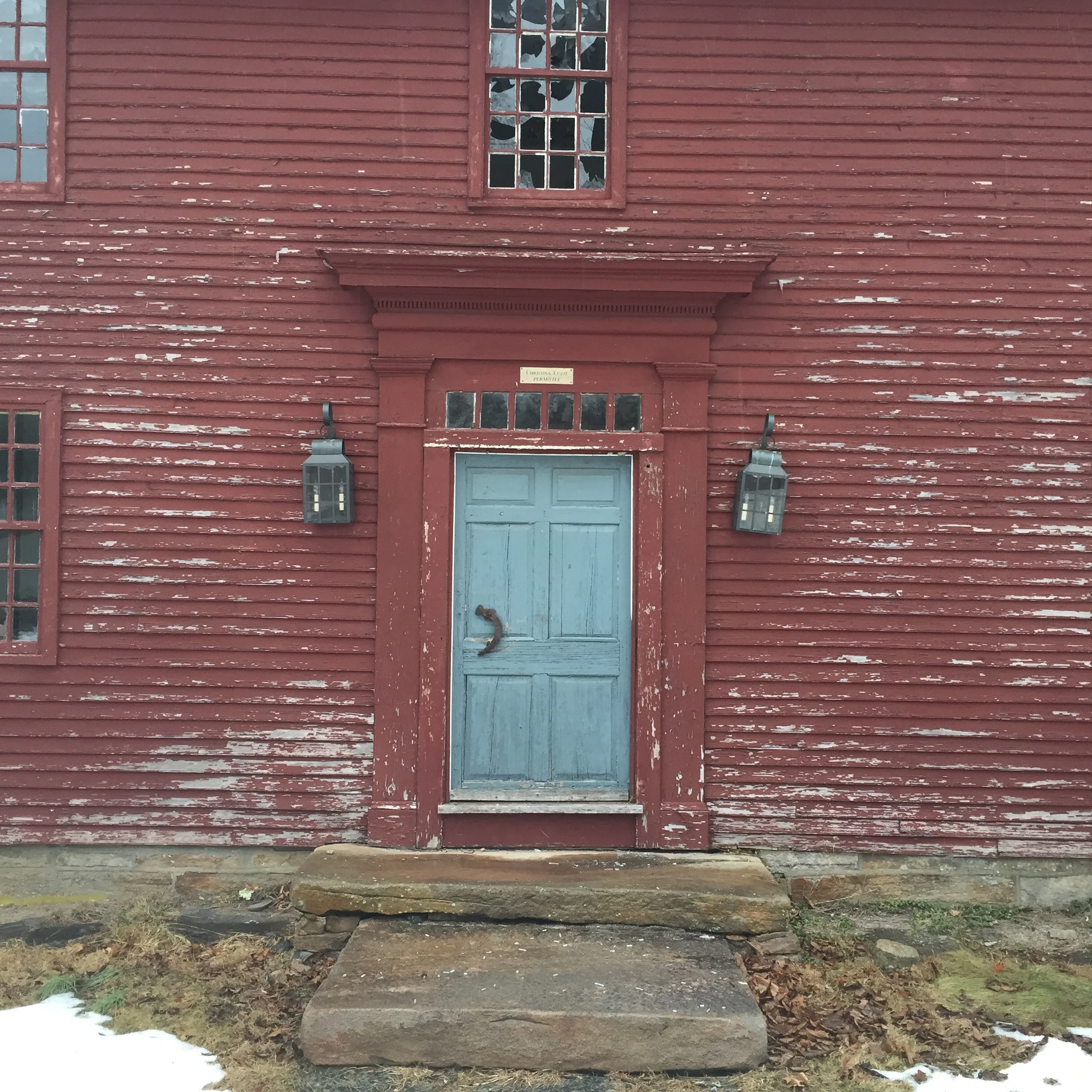 The old front door
