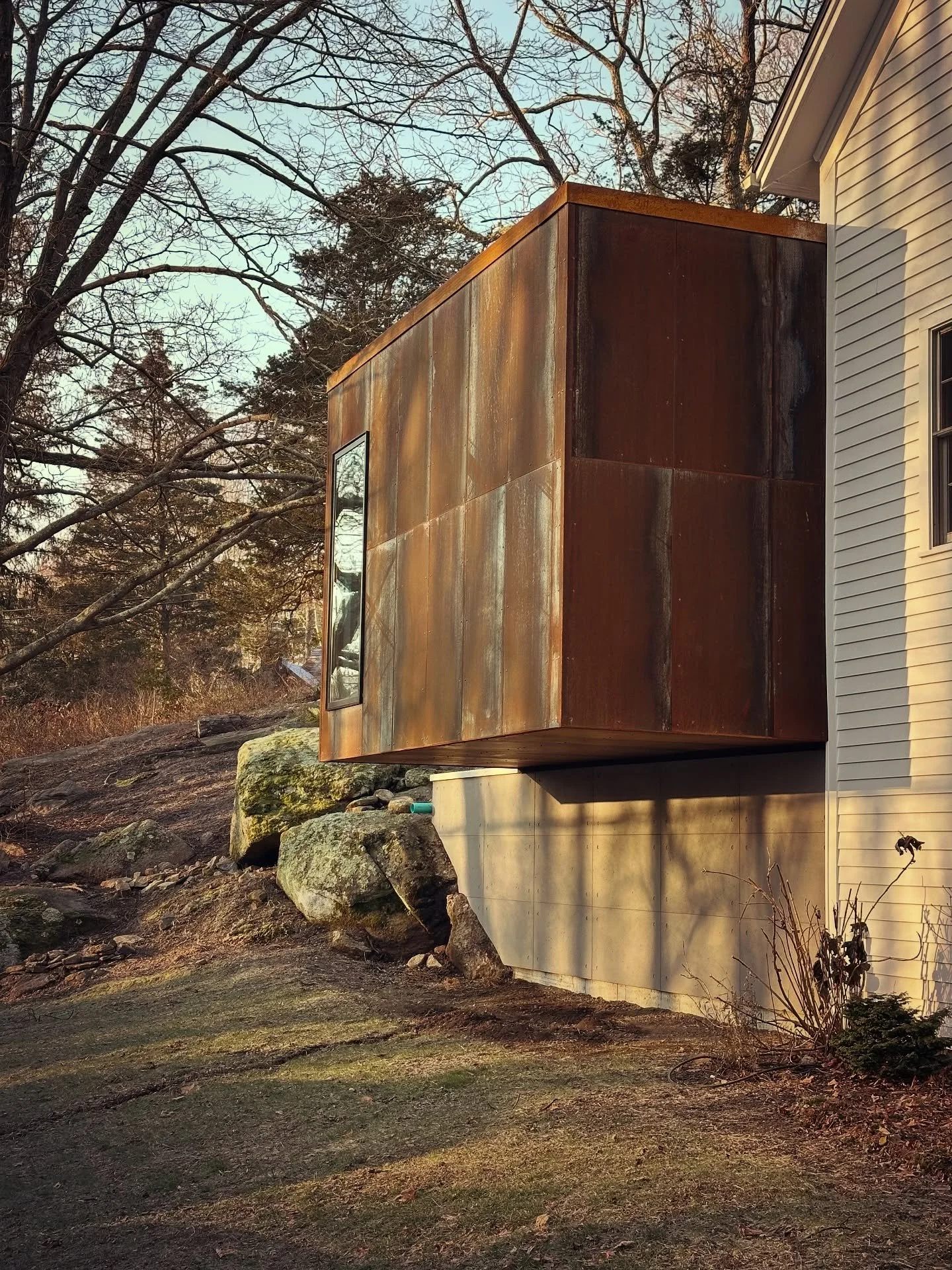 January 2026 vs January 2025 at two of our three projects completed last year. All of this with a crew of two. Many thanks to our skilled subcontractors for helping us see these through. 

- designed by @blockdesignbuild 
- built by @blockdesignbuild