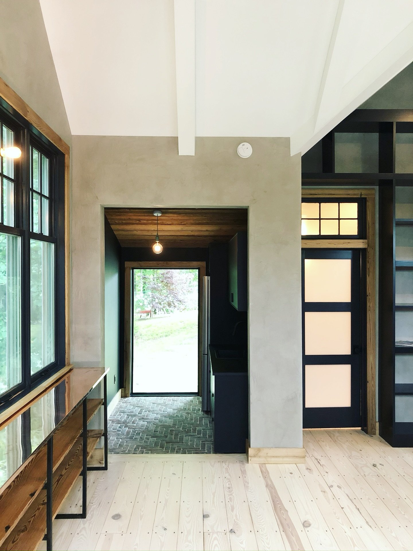 Thinking about our Mary&rsquo;s Collective project today and thinking about how cozy it would be in this falling snow. 

- design by @blockdesignbuild 
- built by @blockdesignbuild 
- interiors by @blockdesignbuild 
- plaster by @seanplattplaster 
- 