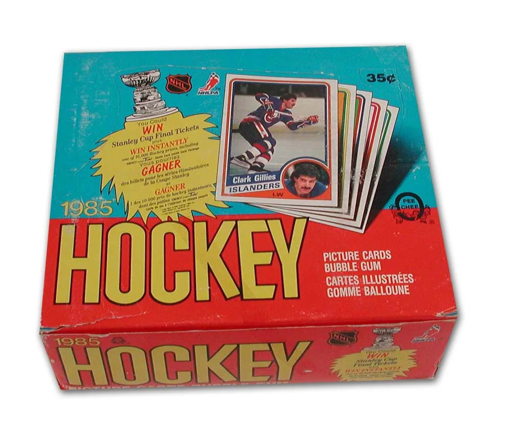 An ETF is a lot like buying an entire set of sports cards like this hockey set from 1985