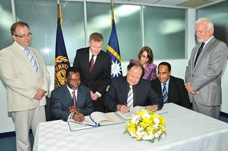 Formal Signing of the NORI Exploration Contract at the International Seabed Authority Secretariat