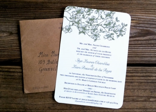 Wedding Invitation // Skye and Liam