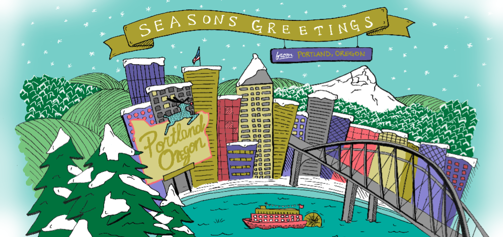 Holiday Event Backdrop