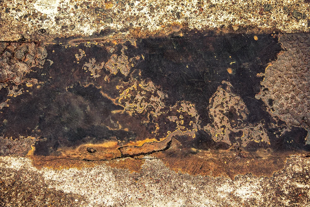 Rail Rusting In Pieces