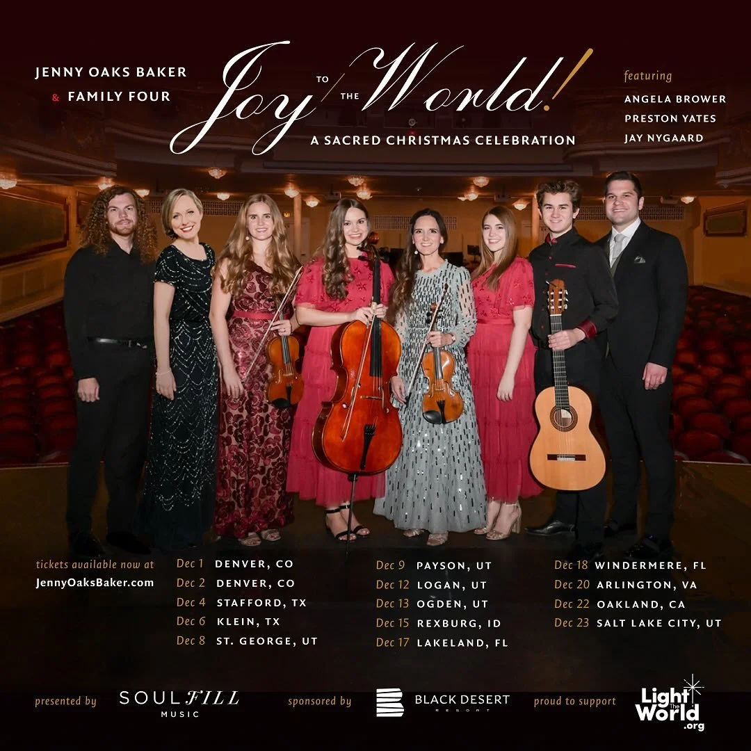 All tickets for our 2025 &ldquo;Joy to the World!&rdquo; 13 US City Christmas Tour are now on sale! 

And this year through the generosity of donors to our presenter, SoulFill Music Foundation , we are able to offer tickets for as low as $15 each! Th