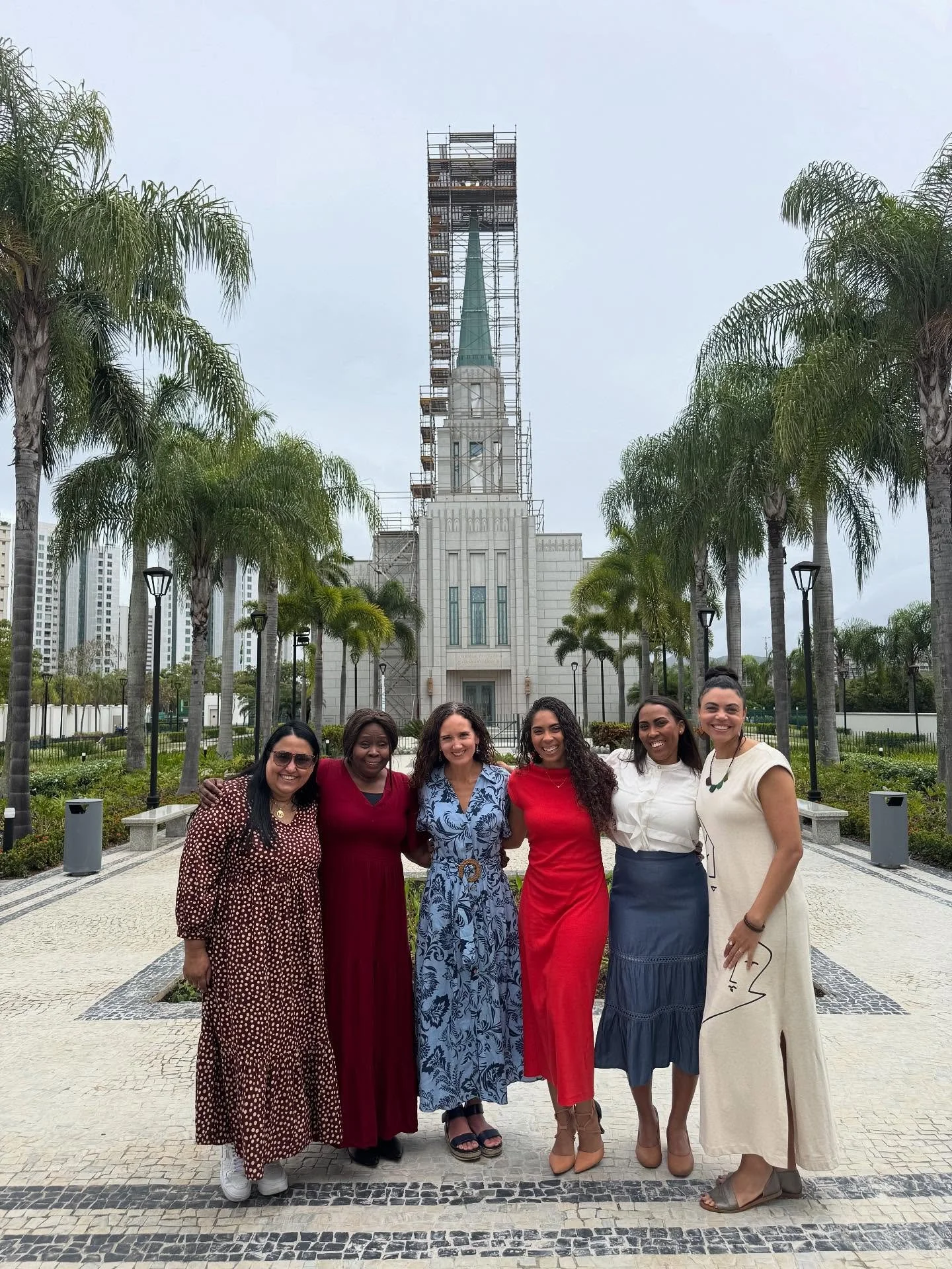 Such a highlight today to attend Church in Rio next to the temple. I love attending congregations of the @churchofjesuschrist around the world because we are always welcomed with so much love! And what a joy to worship Jesus Christ together!