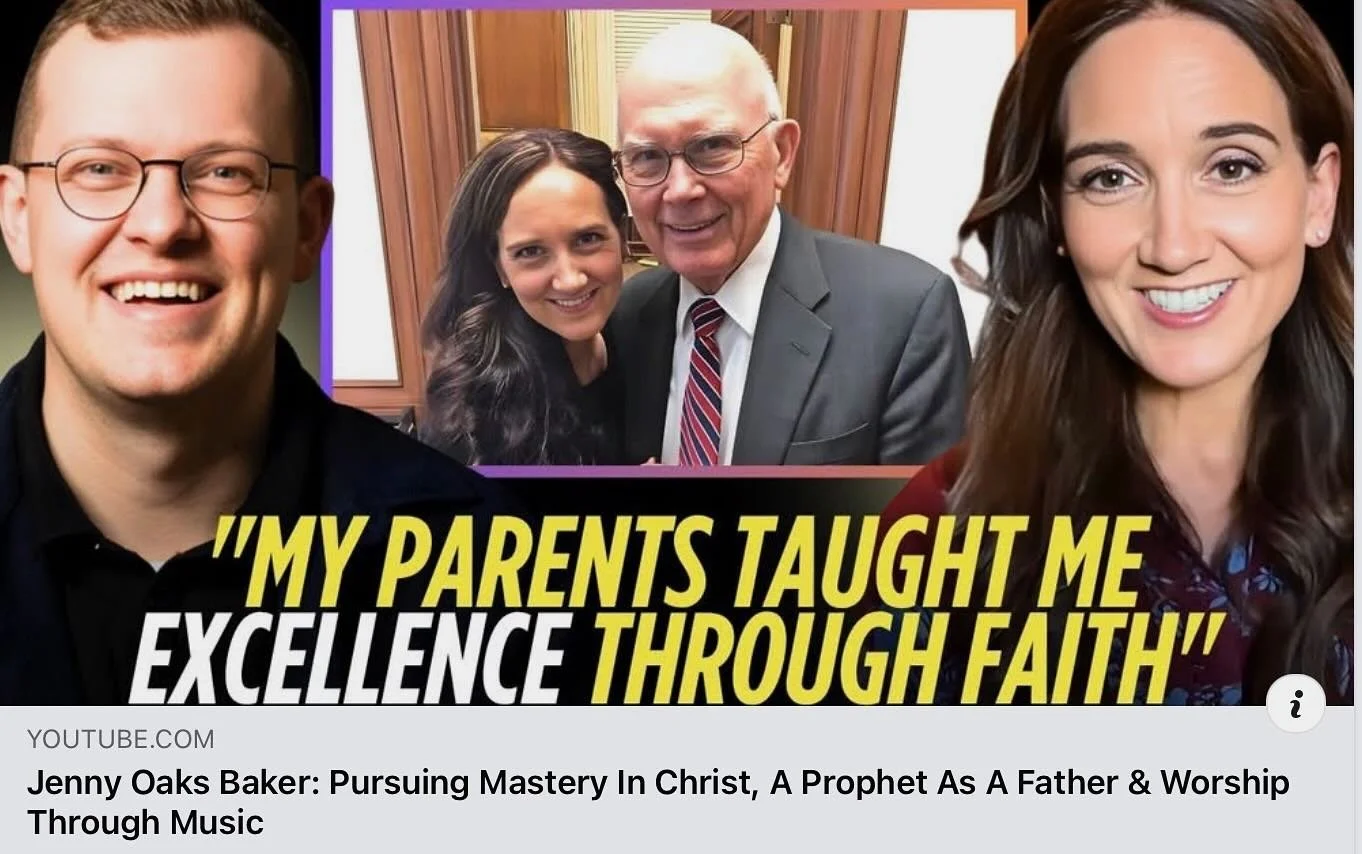 I really enjoyed chatting with Ben Hancock about Faith, Music and Family on the For The Saints Podcast. I am so grateful for all the blessings and direction that The Gospel of Jesus Christ brings into my life! Link to Podcast in Bio