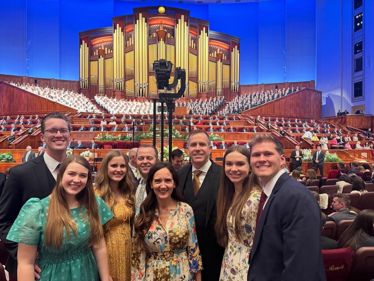 Such a joy to attend the Solemn Assembly this morning and sustain President @dallinhoaks as a true Prophet of God! I was overcome with emotion as I saw so many stand and sustain my father as the Lord&rsquo;s chosen leader of the @churchofjesuschrist 