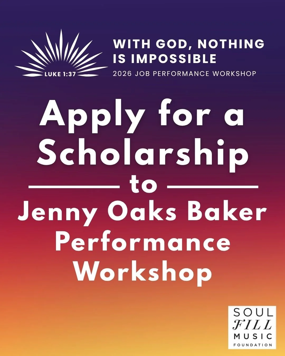Needs‑Based Scholarships Now Open! 

If you have a dream of growing your musical gifts but finances are a barrier, we want to help. Our needs‑based scholarships ensure that every aspiring musician&mdash;regardless of circumstance&mdash;has the chance