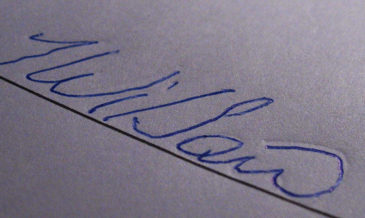 forged signature - trace method simulation