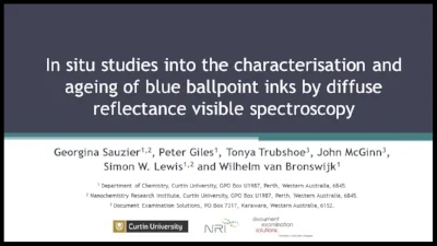 Georgina Sauzier Curtin University Research