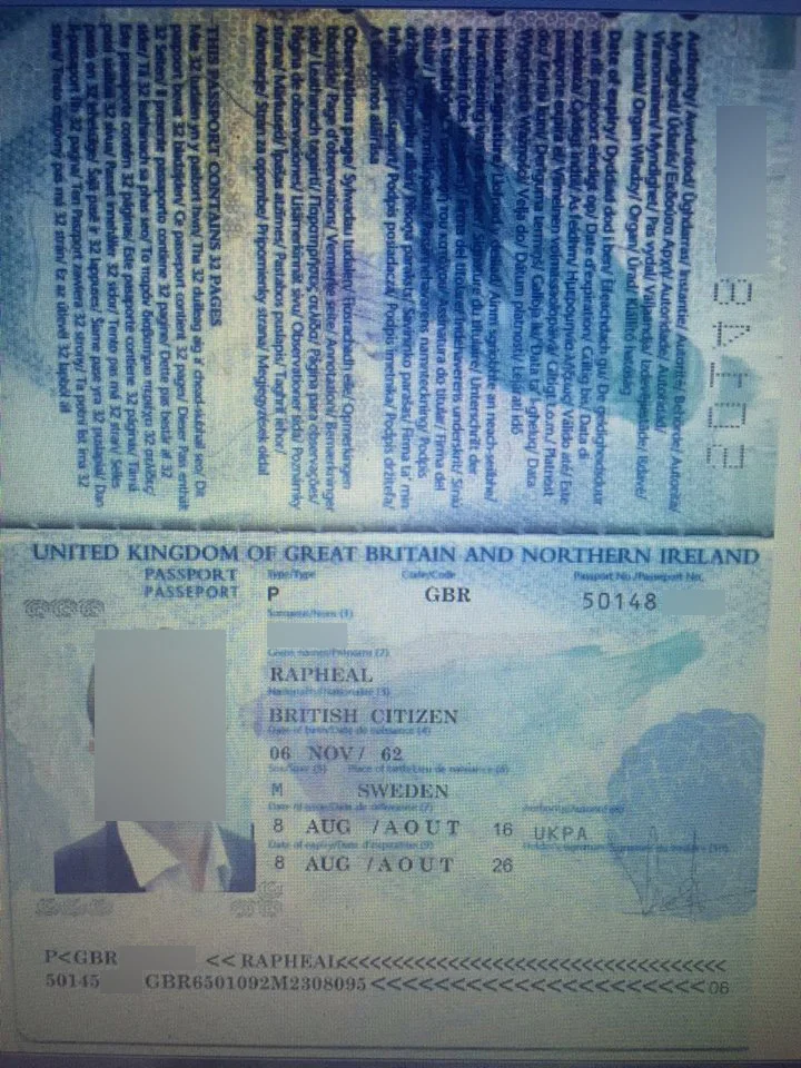 Identity Document Scam — Document Examination Solutions