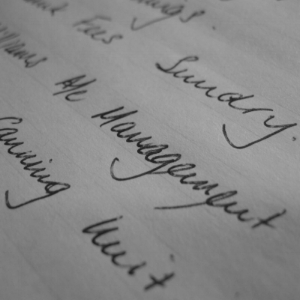 handwriting