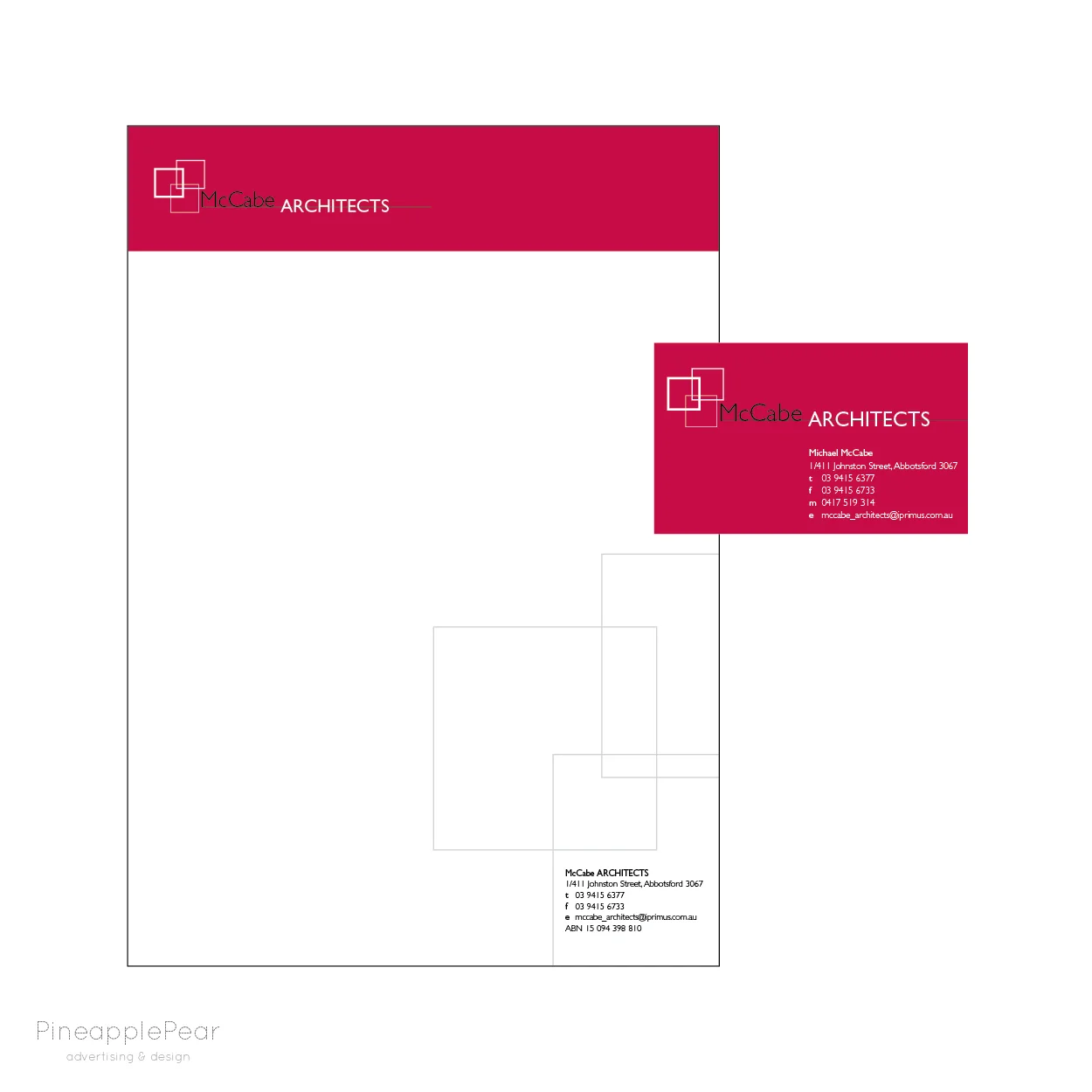 corporate stationery | letterhead and business card design