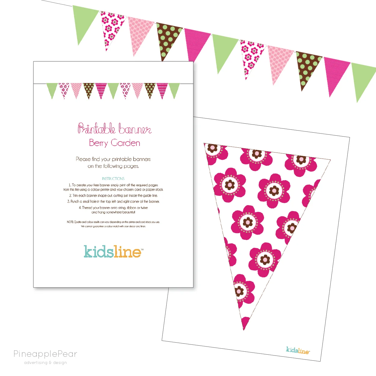 printable banner design