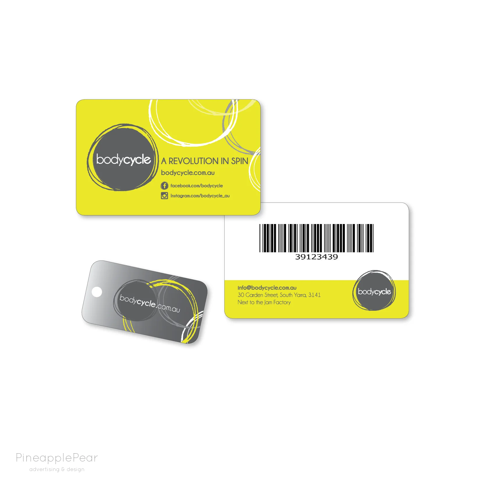 gym membership card design