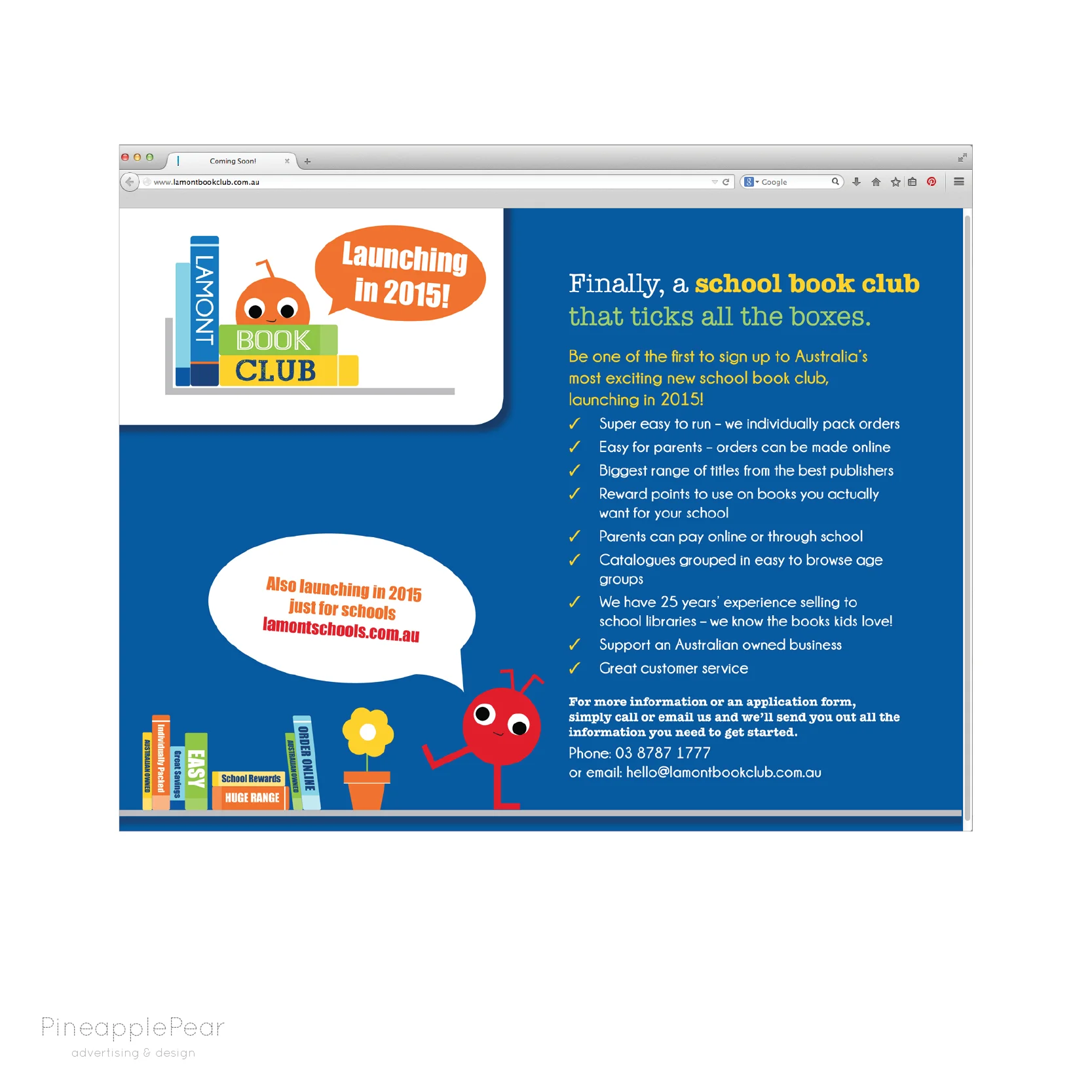 Website Holding Page Design