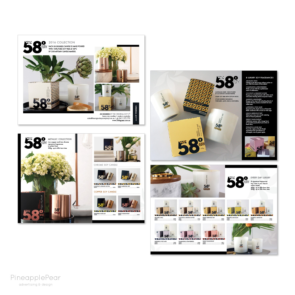 Trade Presenter for 58 Degrees Candles