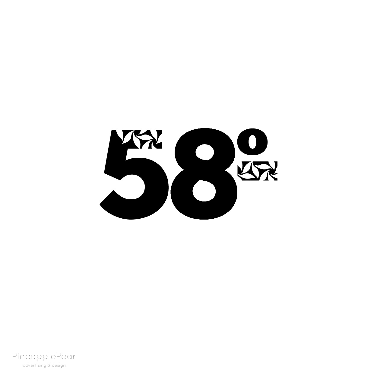 Logo design for 58 degrees