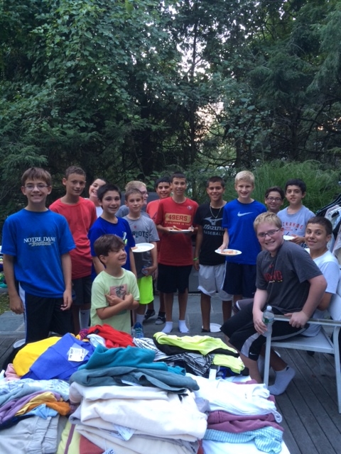 Attendees at the Shot for Sight Mitzvah project, a fundraising event benefiting VOC