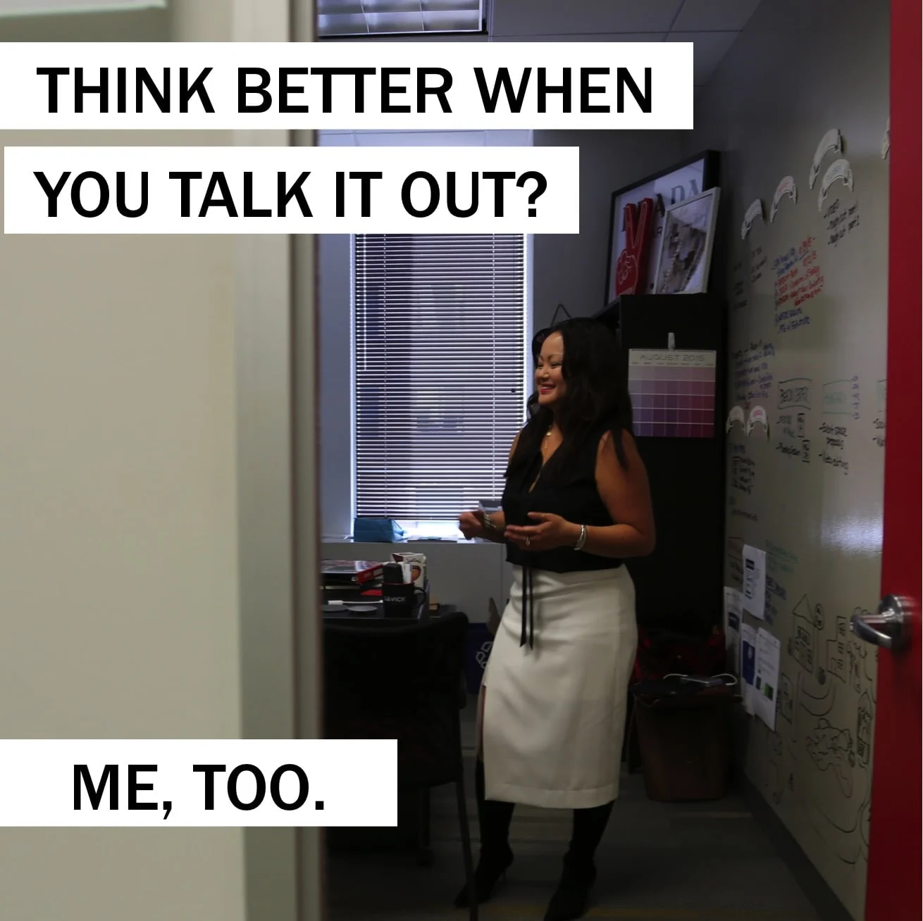 11AM: Laying out strategy for clients is the core business of the day. All of our @LEVICK offices have “Idea Paint” so that we can write right on the wall everywhere we go! ~@szoldak #ideas