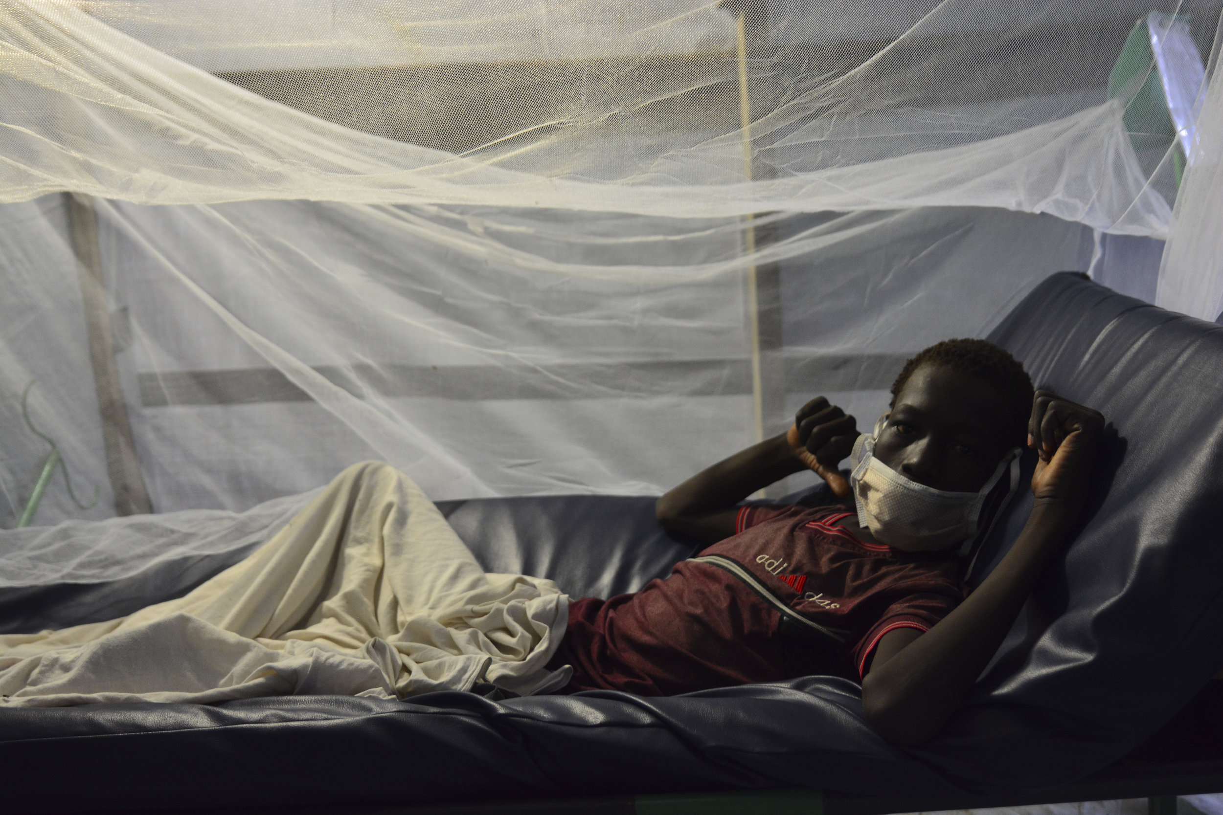  A patient in a Doctor's Without Borders tuberculosis ward.&nbsp;James Sprankle/For The Washington Post 