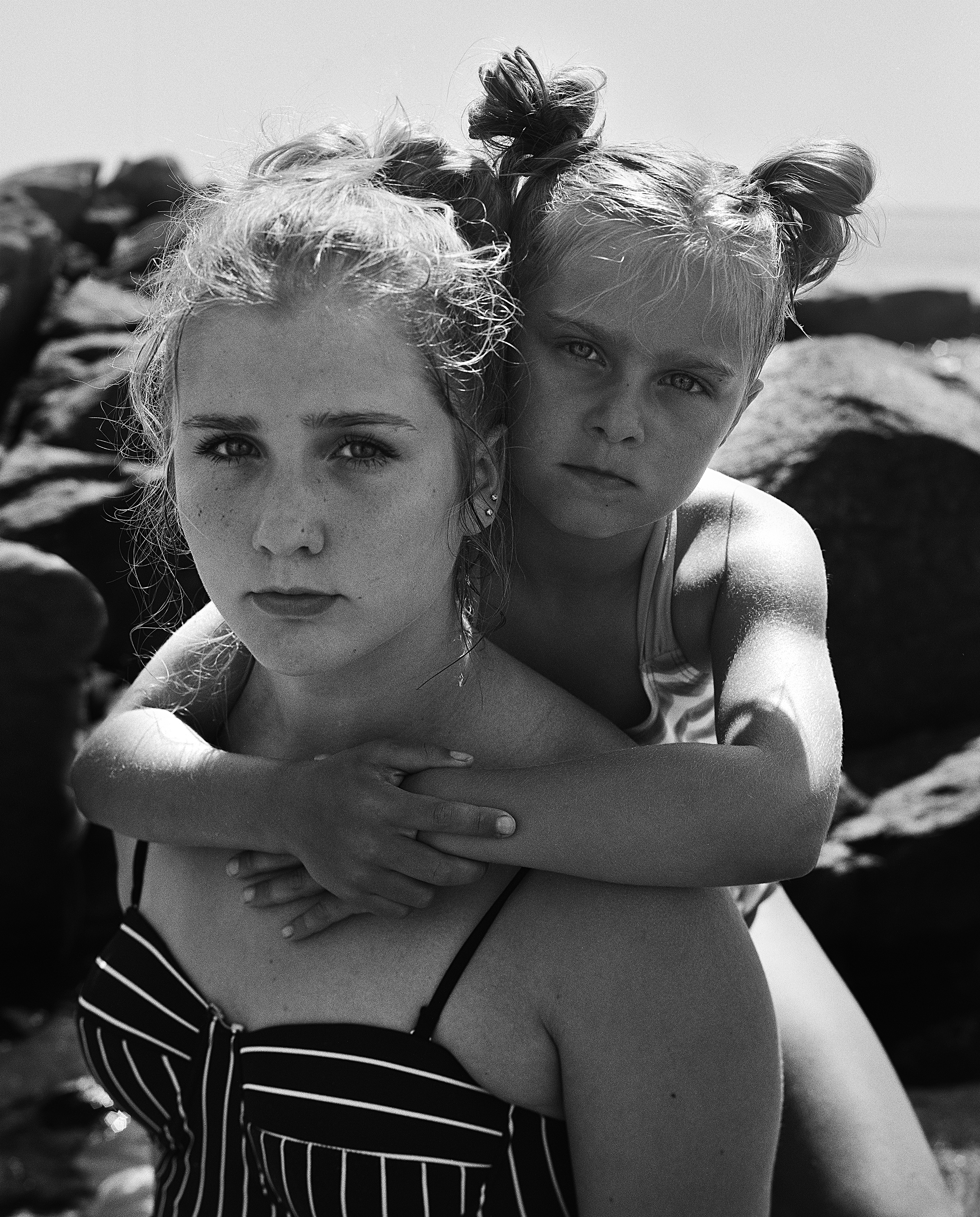 Mackayla and Sydney, Monhegan Island