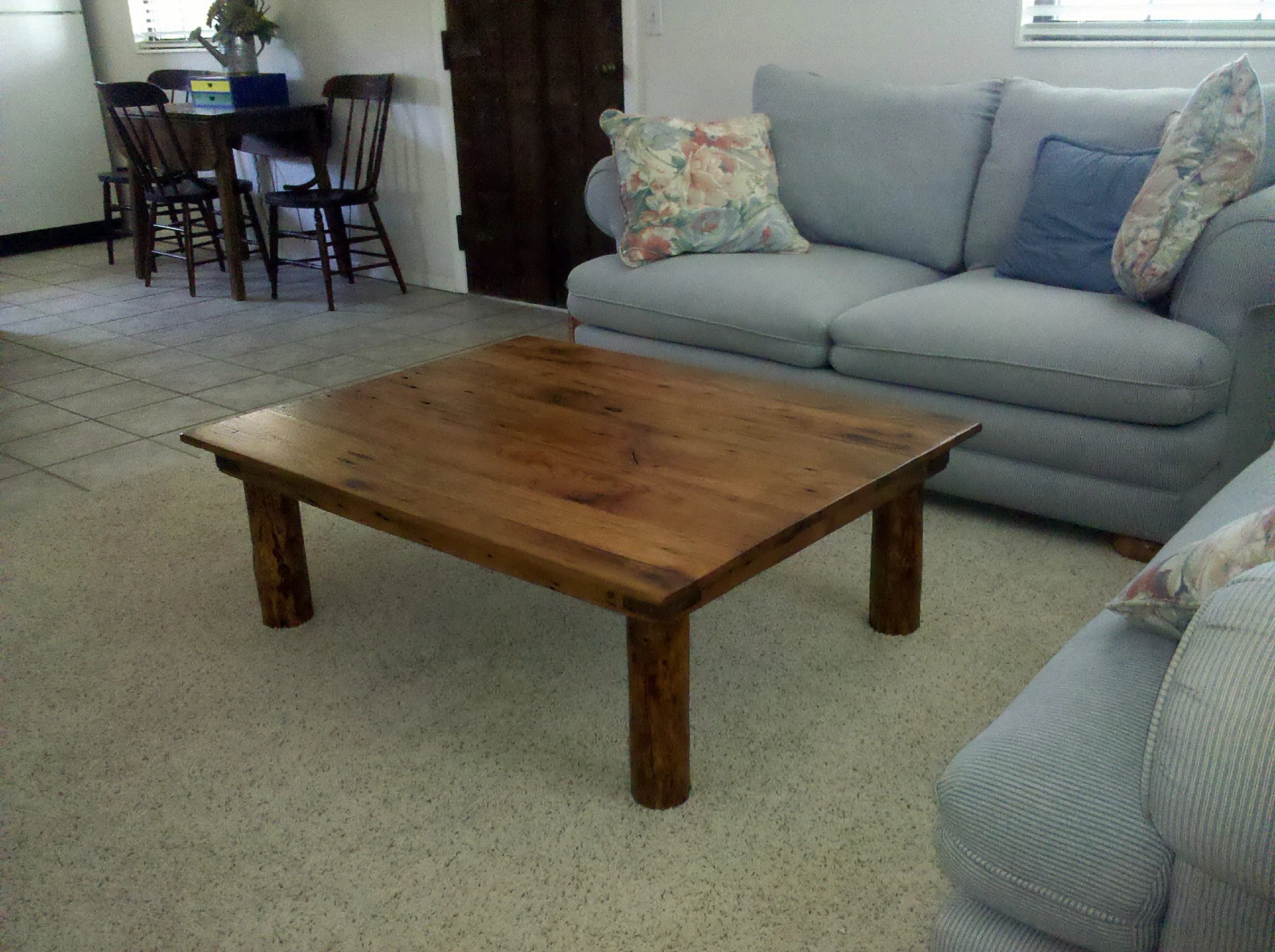 A table made from Tennessee Barn Wood's products!