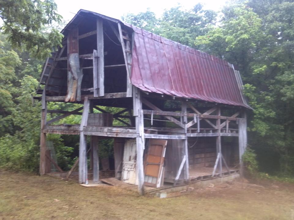 The Yellowjack Barn's hull. Still a sight to see!