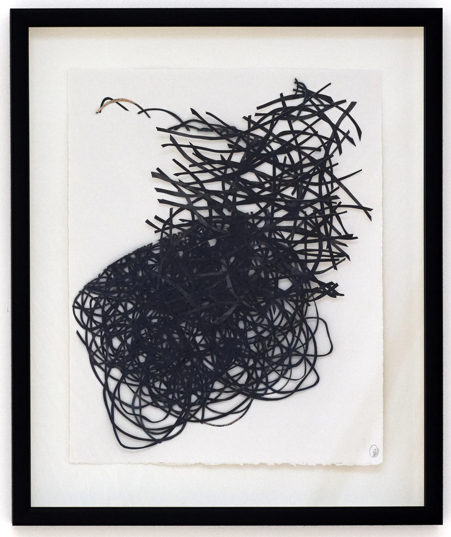"Untitled II (black layered cut-ups)", 2015