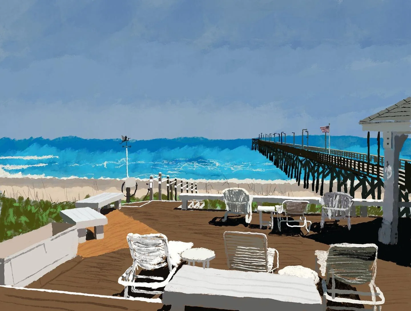 Last time in Topsail. 🏖🍻