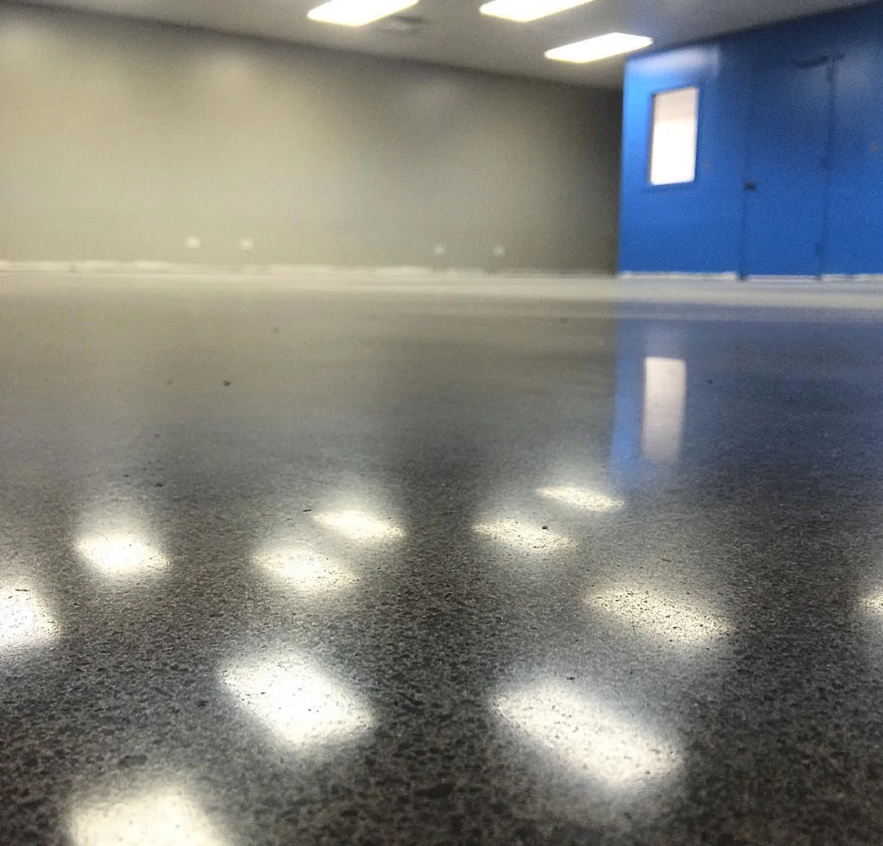 Polished after flood damage