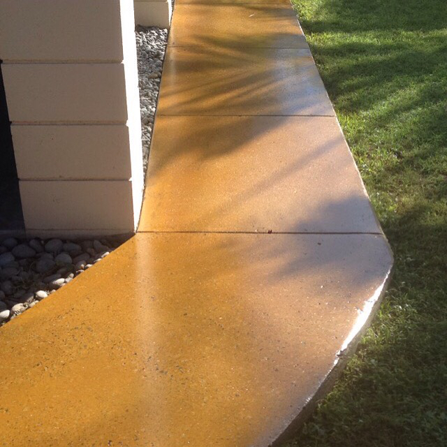 Stained Concrete Exterior