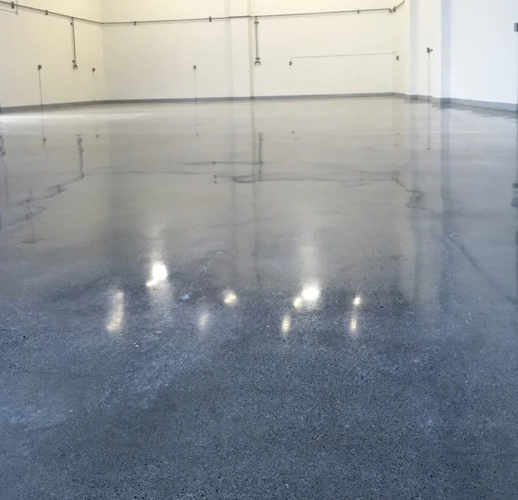 Polished warehouse floors