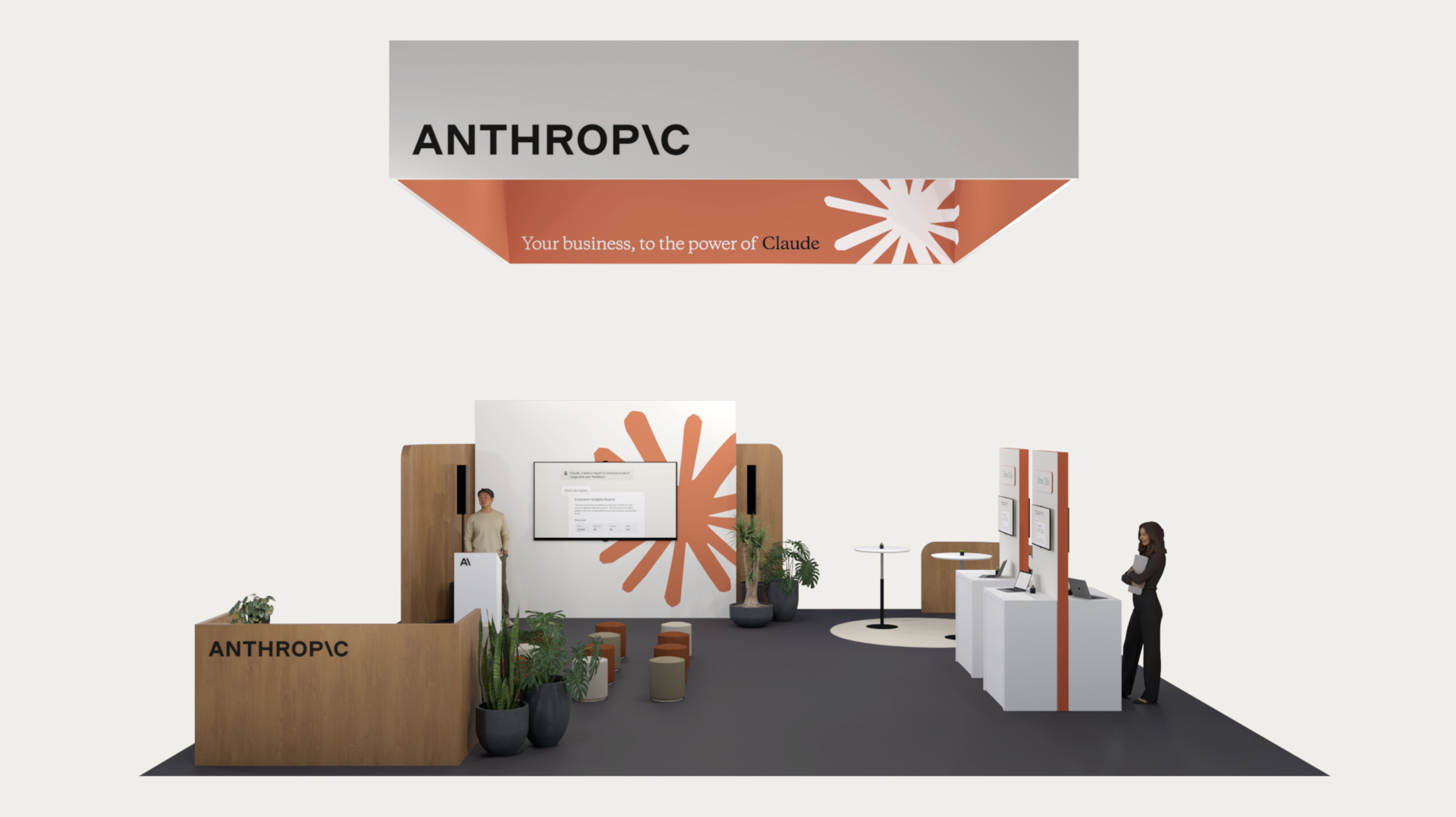 Anthropic @ Google Cloud Next / Booth Design
